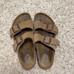 Tan Birkenstocks